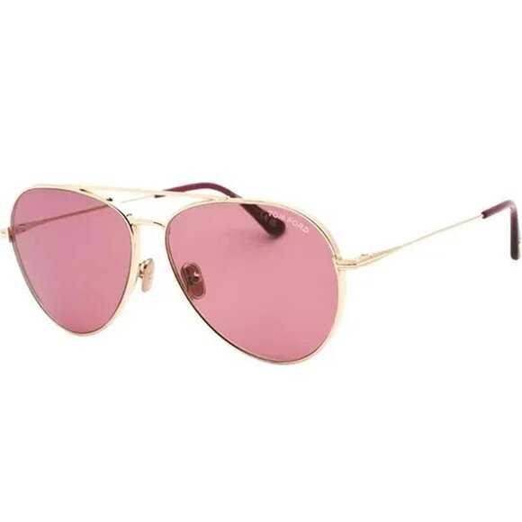 New Authentic Tom Ford Dashel FT0996/S 32Y Aviator Sunglasses - Picture 1 of 3